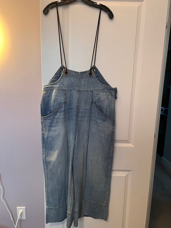 Pilcro Denim - Pilcro Light Blue Denim Women's Overalls Jeans with Thin Straps